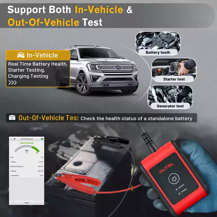 Bluetooth BM2 12V Batterie Monitor Auto Batterie Analyzer Test Batterie  Diagnosewerkzeug für Android iOS